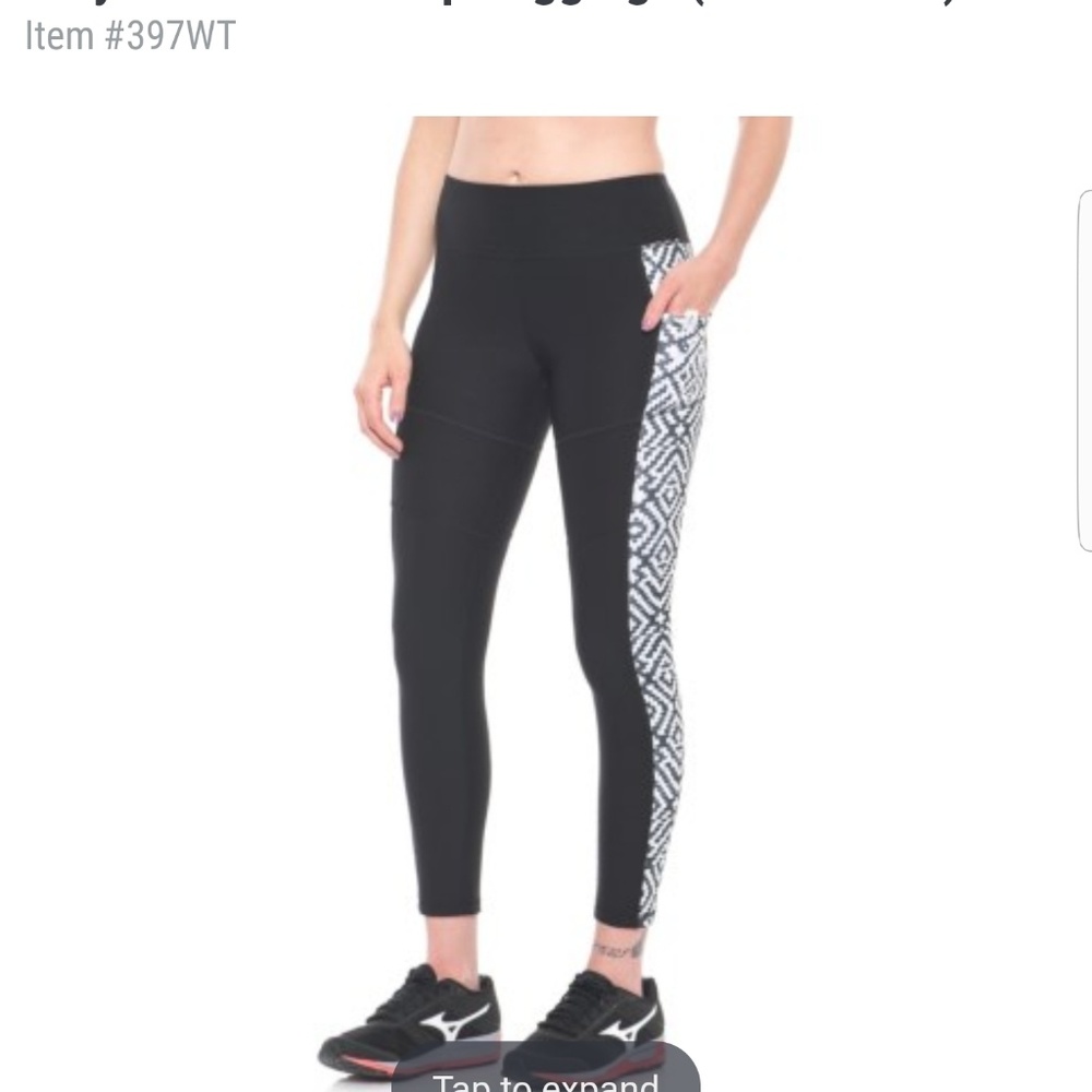 NWT X by GOTTEX Back Zip Leggings - Picture 5 of 8